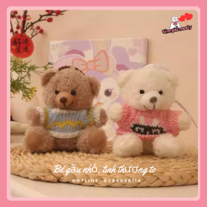 Phụ Kiện Móc Khóa Gấu Xoăn